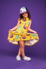 Yellow Sharks tennis sleeveless dress - Image 2