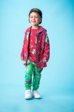 Red Sharks Zip Hoodie - Image 2