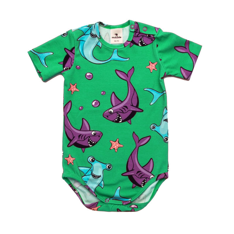 1316 Bodysuit Green Sharks - Image 1