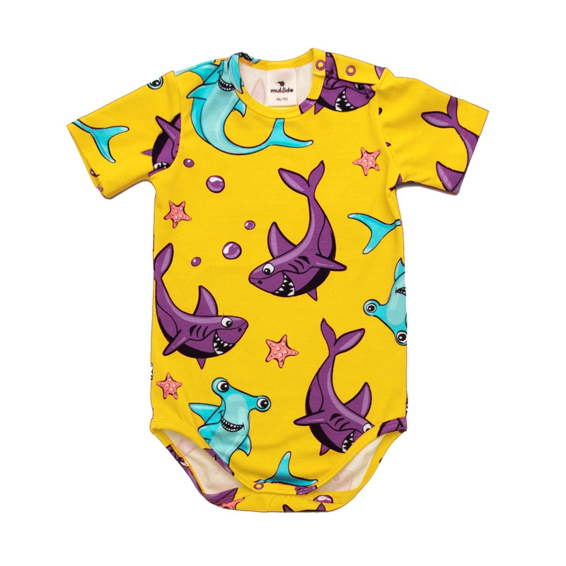 1366 Bodysuit Yellow Sharks - Image 1