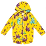 Yellow Sharks Zip Hoodie