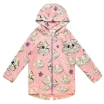 Pink Clams Zip Hoodie