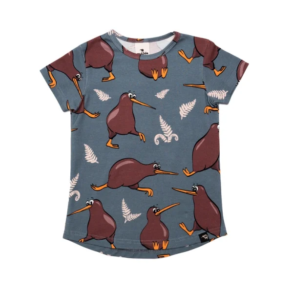 T-shirt Niebieski Kiwi