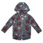 Blue Kiwi Zip Hoodie