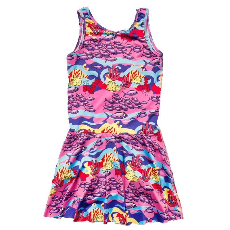 1581 Sukienka kąpielowa Rafa Koralowa UPF50+ - obrazek 1