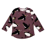 Maroon Penguin Longsleeve