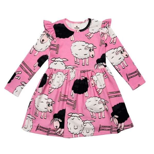Pink Sheep Long-sleeved dress