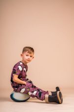 T-shirt Bordowy Pingwin - sample - obrazek 3