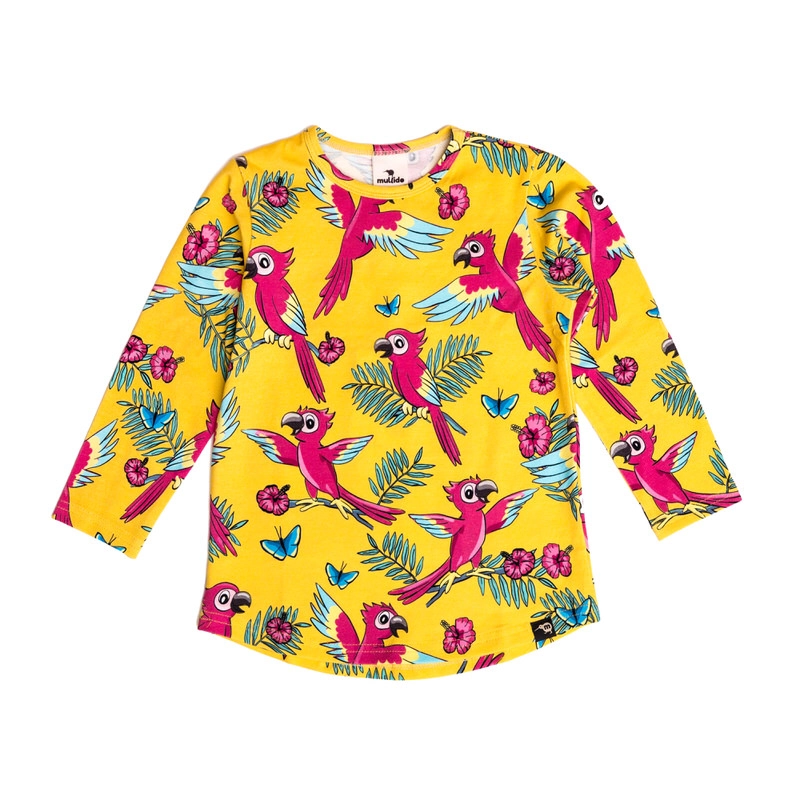 231 Yellow parrot longsleeve - Image 1
