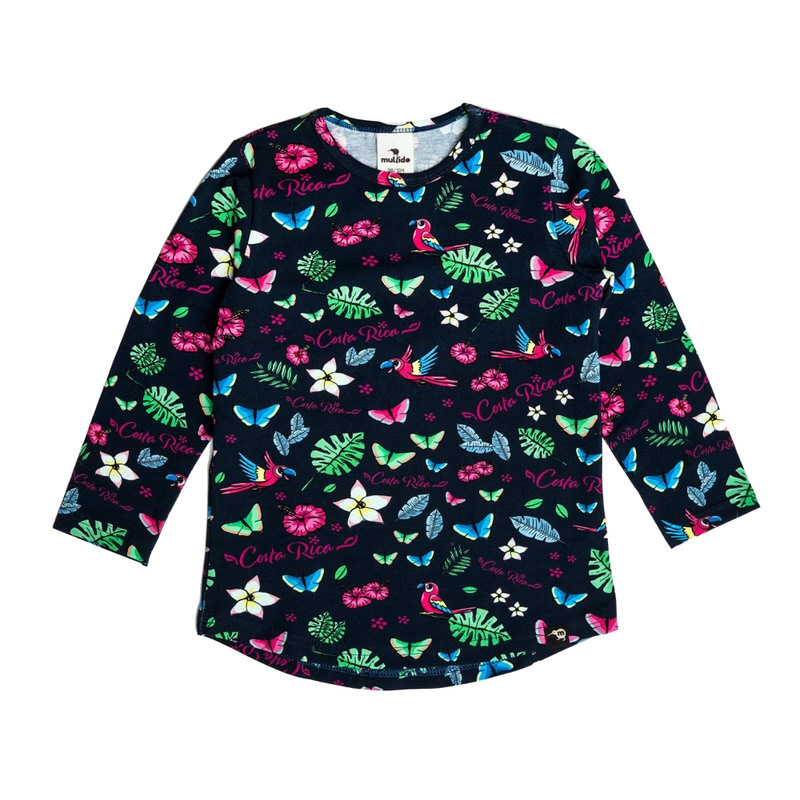 235 Longsleeve Costa Rica Granatowy - obrazek 1