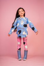 Legginsy Różowa Owca - II gatunek - obrazek 2