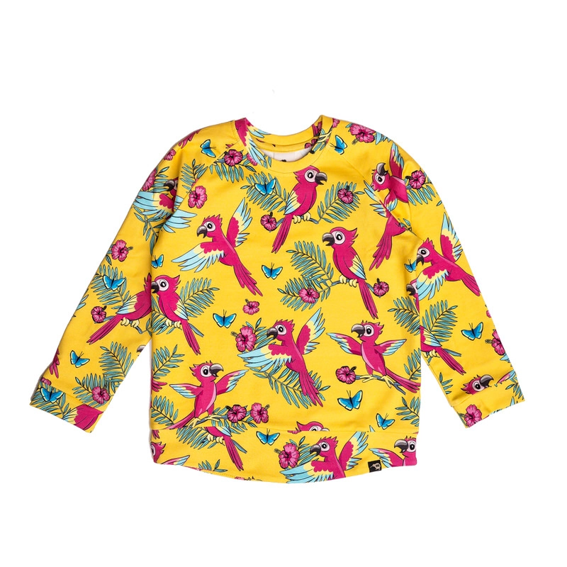 272 Yellow Parrot Sweatshirt - Image 1