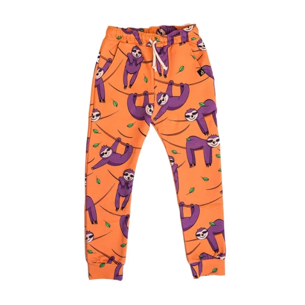 Spodnie Pomarańczowy Leniwiec