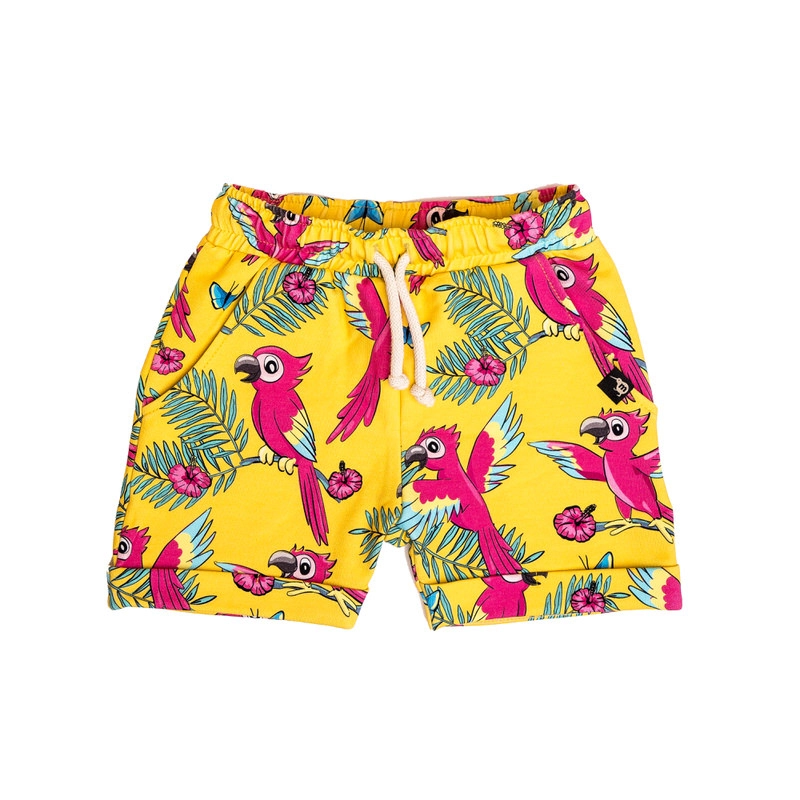 319 Yellow Parrot Shorts - Image 1