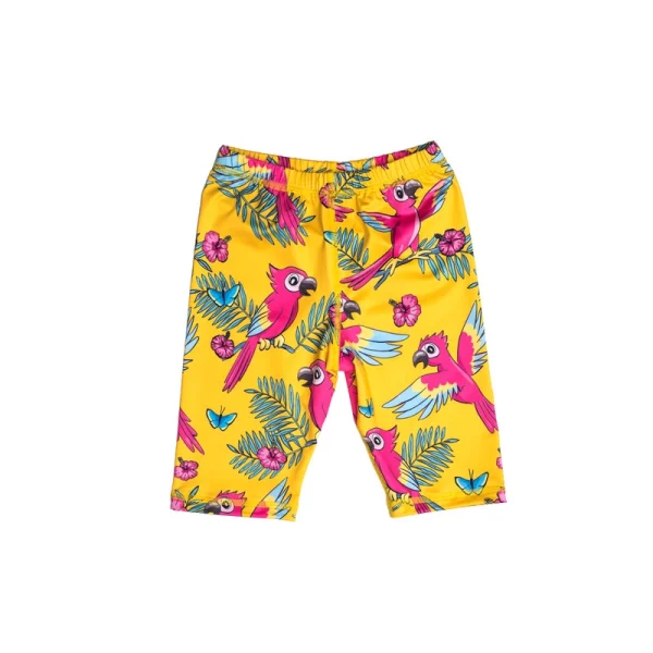 Yellow Parrot SWim Shorts UPF50+