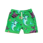 Green Sharks Shorts