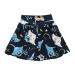 Navy Rays Skort