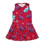 Red Sharks tennis sleeveless dress