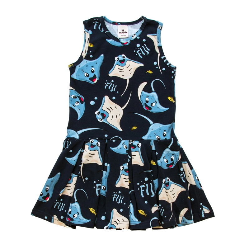 677 Navy Rays tennis sleeveless dress - Image 1