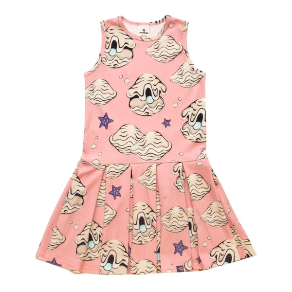 Sukienka na ramiączka Różowe Małże