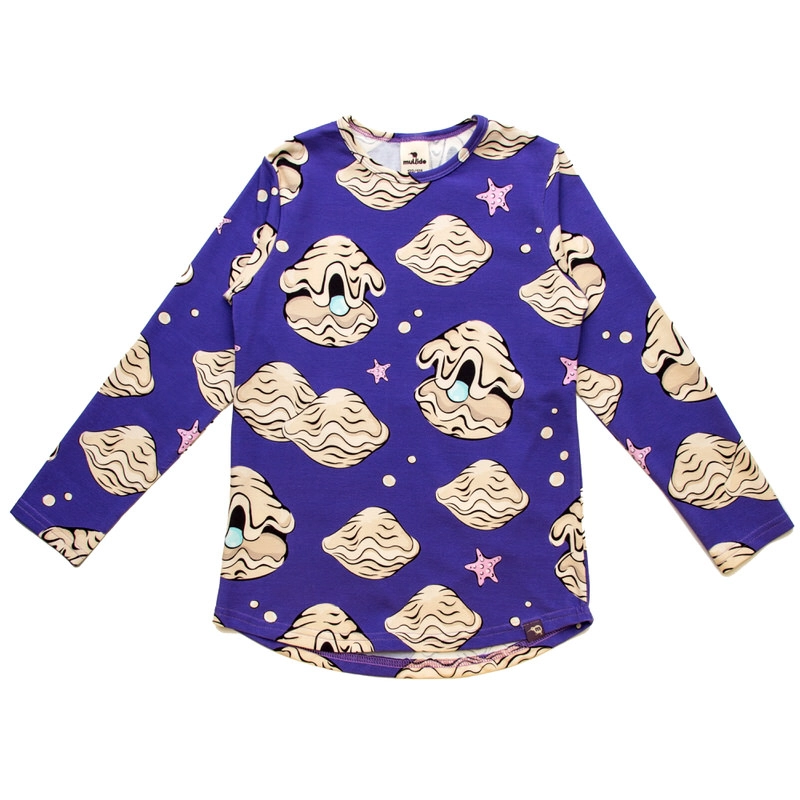 896 Longsleeve Fioletowe Małże - obrazek 1