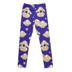 Purple Clams Leggings