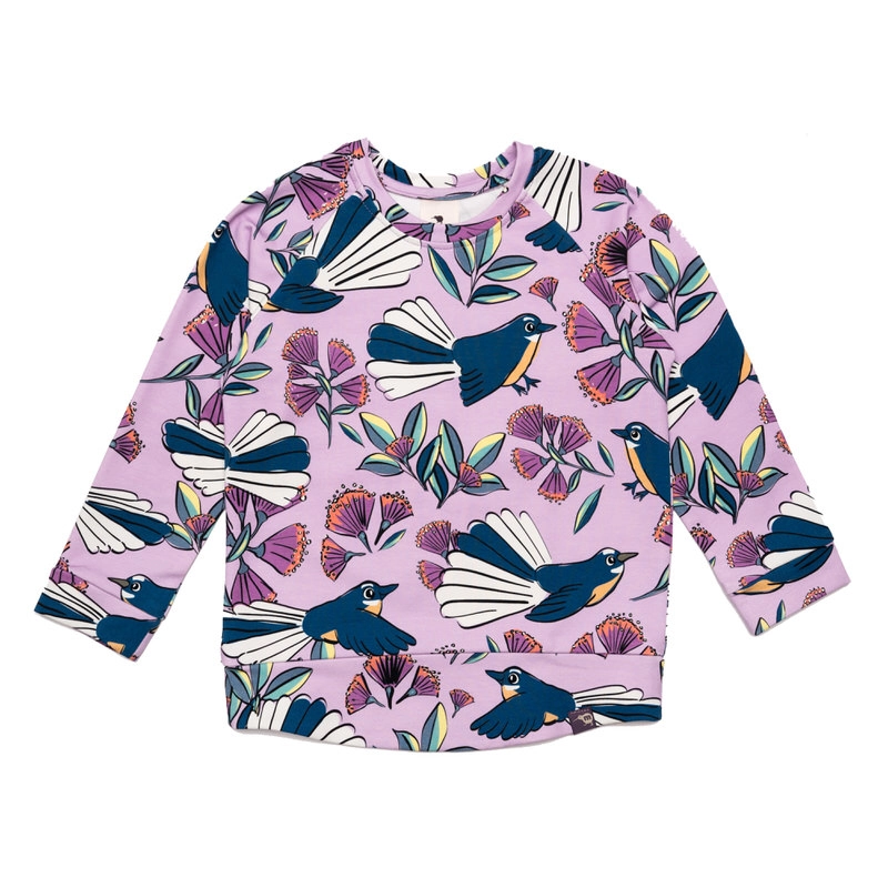 aw23swfali Bluza bez kaptura Lila Fantail - obrazek 1