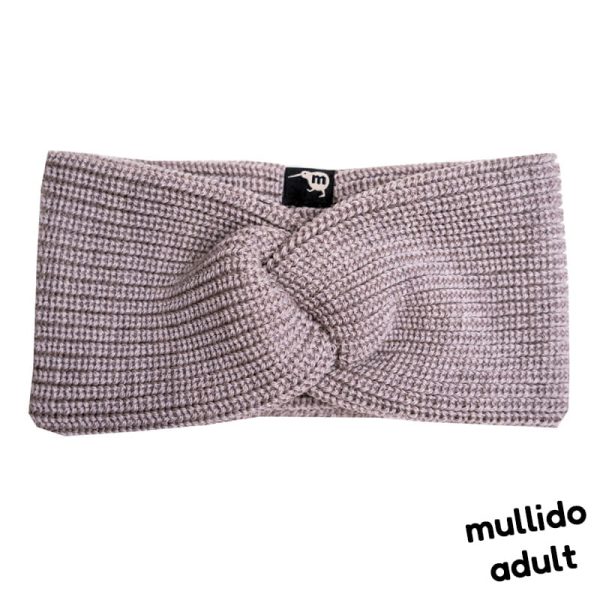 Opaska ADULT beżowa z wełny merino MULESING FREE