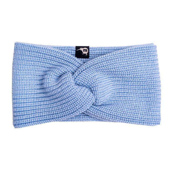 Opaska niebieska z wełny merino MULESING FREE