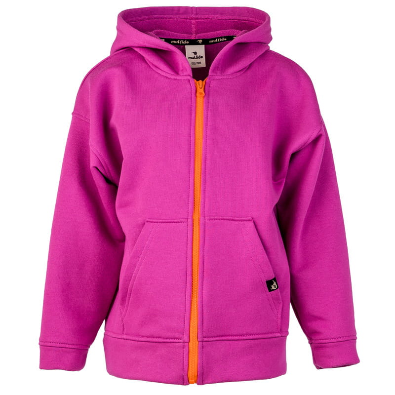 aw24hofuba Bluza z kapturem Fuksja Basic - obrazek 1