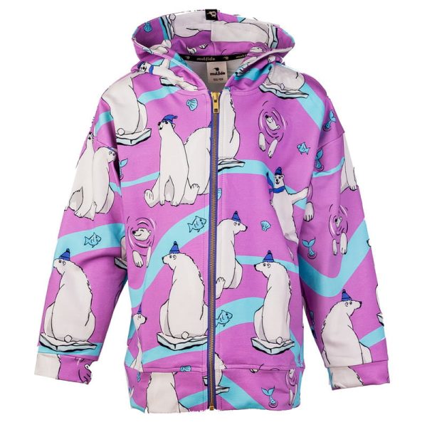 Bluza z kapturem Różowy Niedźwiedź Polarny