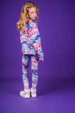 Legginsy Różowy Narwal - obrazek 3