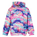 Pink Narwhal Pullover Hoodie