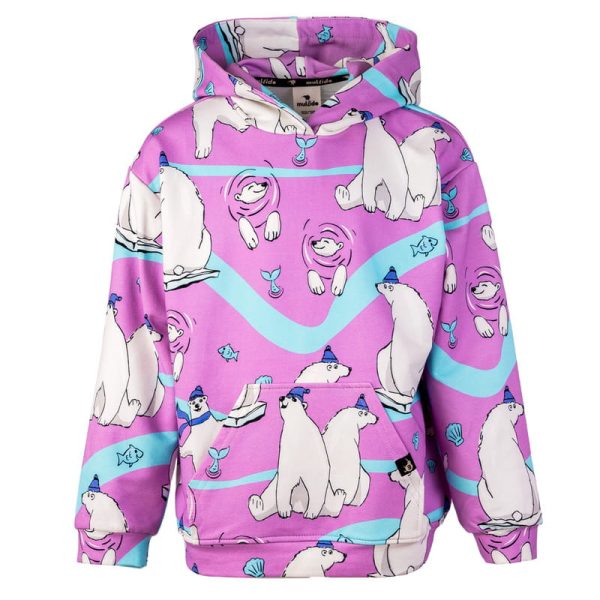 Bluza Kangurka Różowy Niedźwiedź Polarny