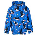 Blue Puffin Pullover Hoodie