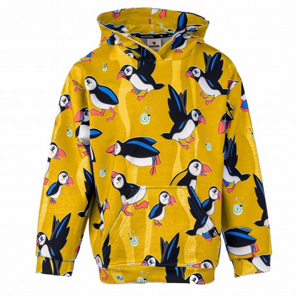 Yellow Puffin Pullover Hoodie