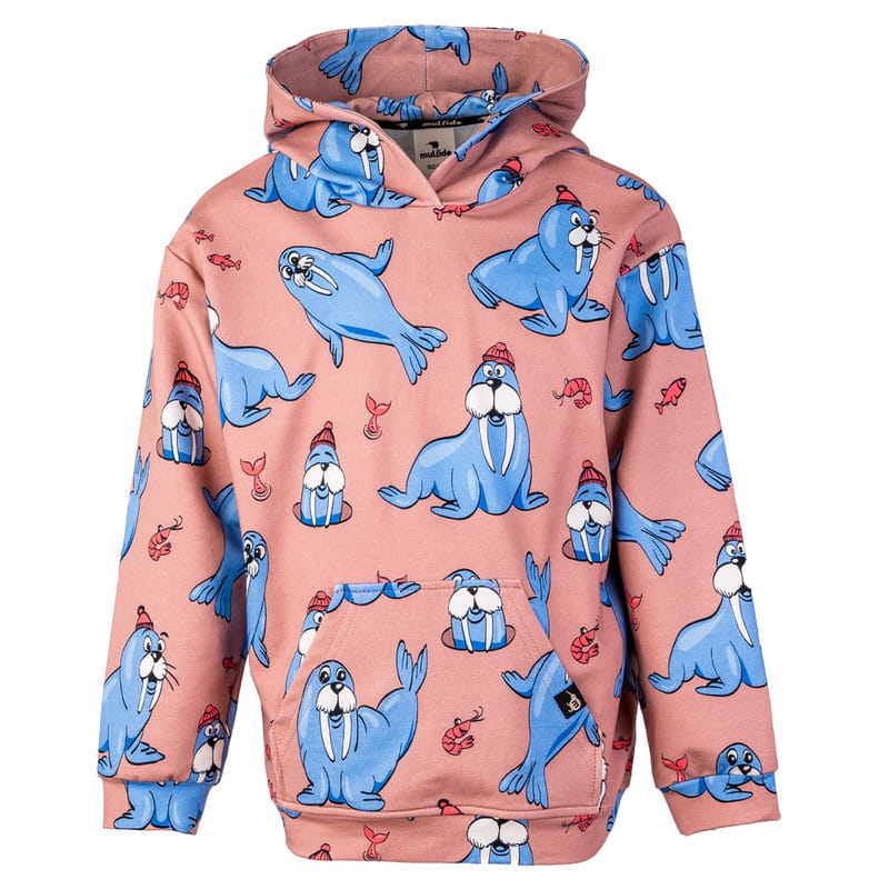 aw24puwabr Beige Walrus Pullover Hoodie - Image 1