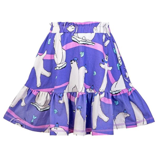 Spódniczka Fioletowy Niedźwiedź Polarny