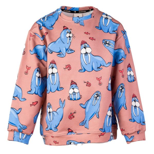 Bluza bez kaptura Oversize Beżowy Mors