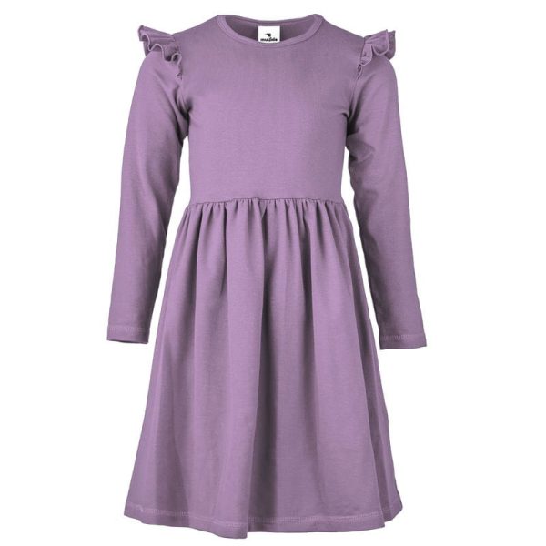 Sukienka z długim rękawem Wrzosowa Basic