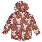 Bluza z kapturem na zamek Brązowy Słoń