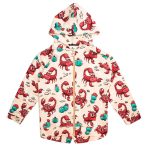 Bluza z kapturem na zamek Kremowy Skorpion