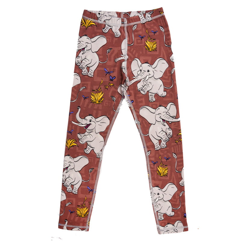 aw25leelbr Legginsy Brązowy Słoń - obrazek 1