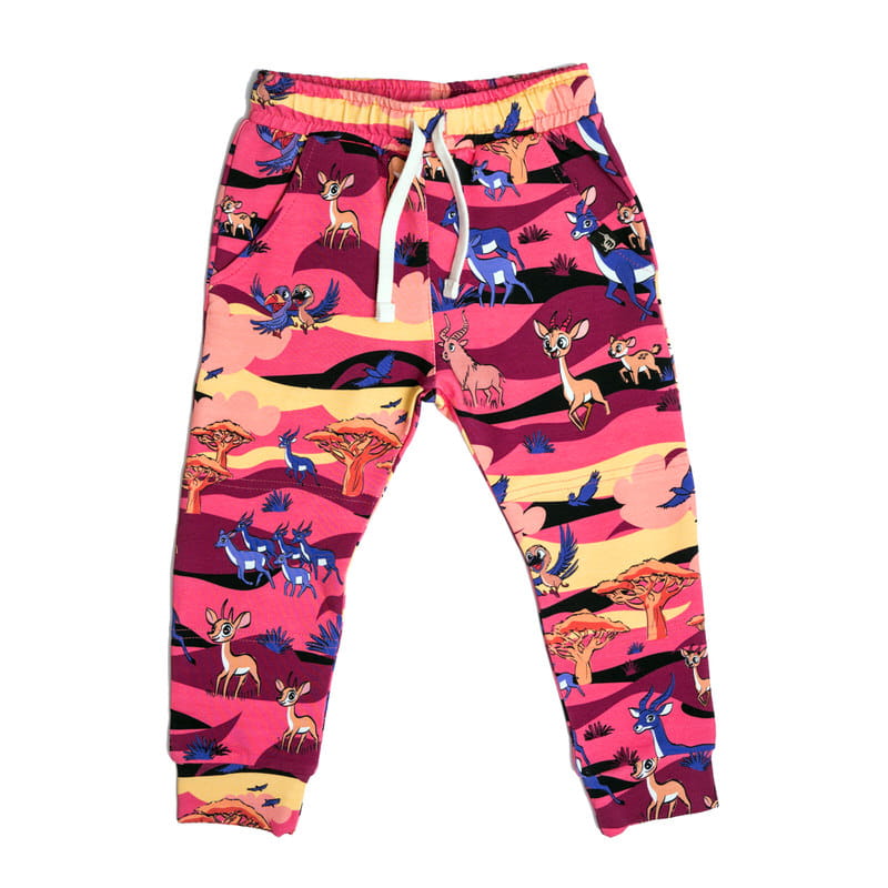 aw25trsama Spodnie Bordowa Sawanna - obrazek 1