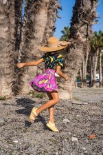 Spódniczka z szortami Fioletowy Cudowronek - obrazek 2