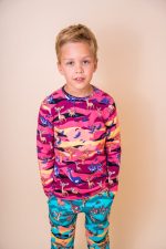 Longsleeve Bordowa Sawanna - obrazek 2