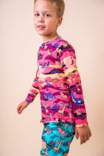 Longsleeve Bordowa Sawanna - obrazek 3