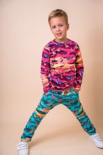 Longsleeve Bordowa Sawanna - obrazek 4