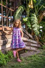 Sukienka A-line Fioletowe Ośmiornice - obrazek 5