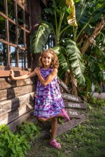 Sukienka A-line Fioletowe Ośmiornice - obrazek 6